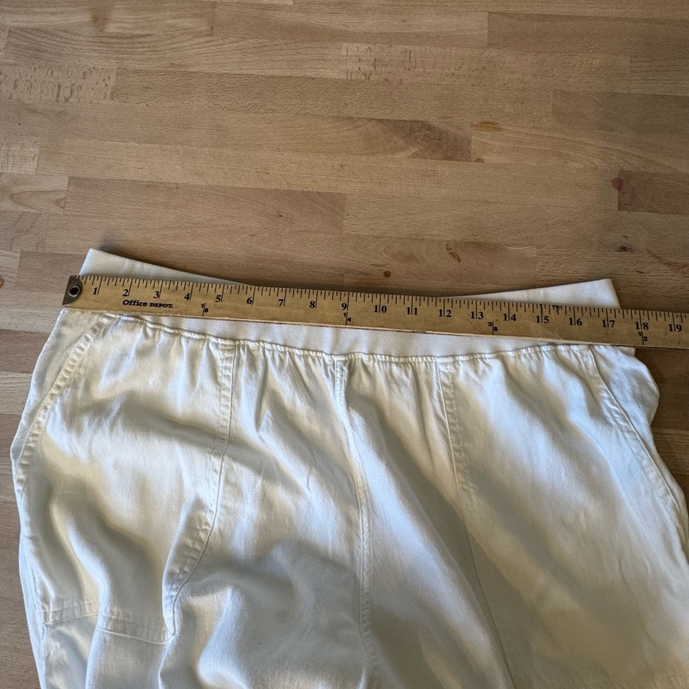 FAHERTY Women’s Arlie Jogger White Size XXL Tencel Linen Cotton - Picture 13 of 16